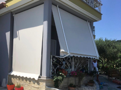 Tende vertikale dhe tende e thjeshte dielli, Vile private Tende vertikale dhe tende e thjeshte dielli, Vile private